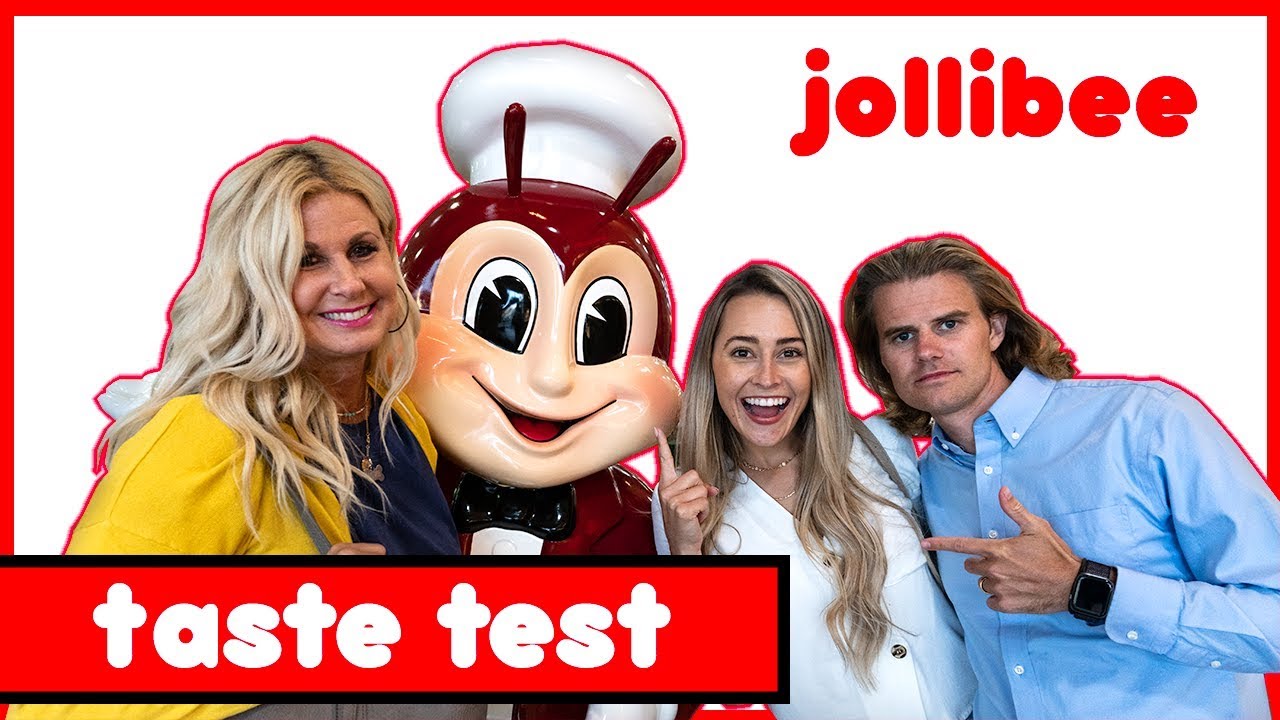 JOLLIBEE USA // American Family TASTE TEST at Jollibee