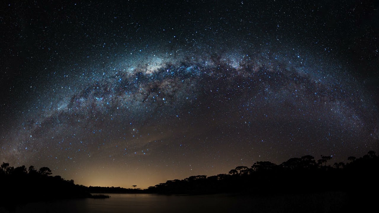 1-Hour Starry Milky Way Screensaver (No Sound) ✨