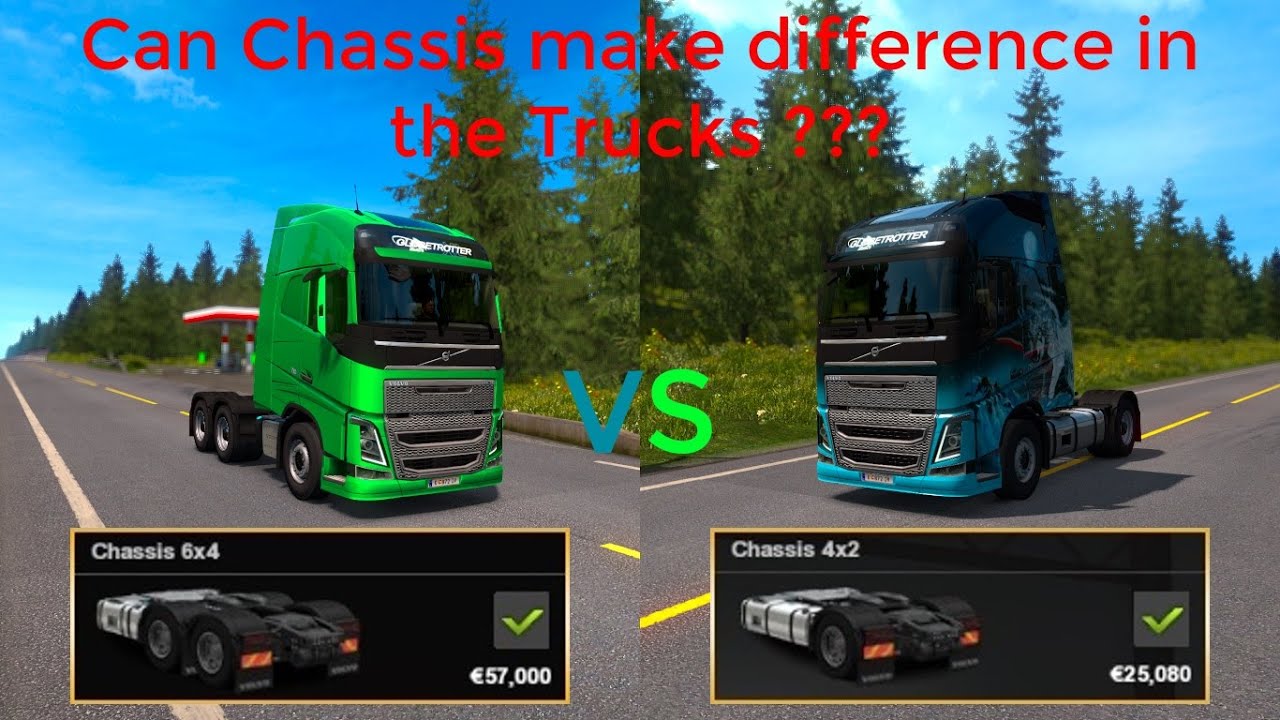 Can Chassis Make difference in Acceleration and Brake ??? Let's see it in this video - ETS 2 Test