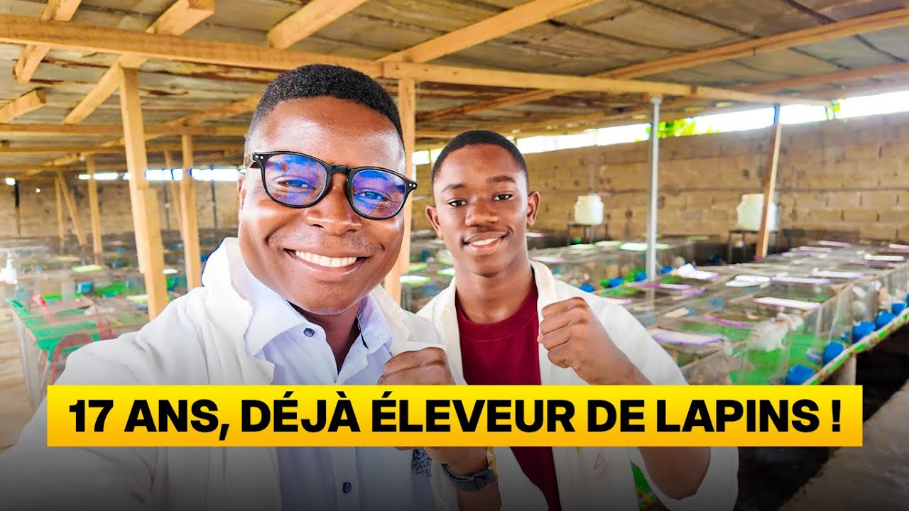  À 17 ans, il élève déjà des lapins en Côte d’Ivoire !