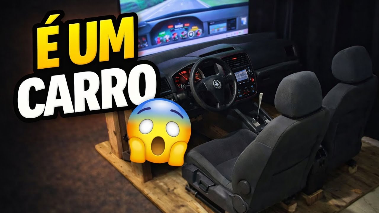 Transformei peças de um carro em um simulador INSANO