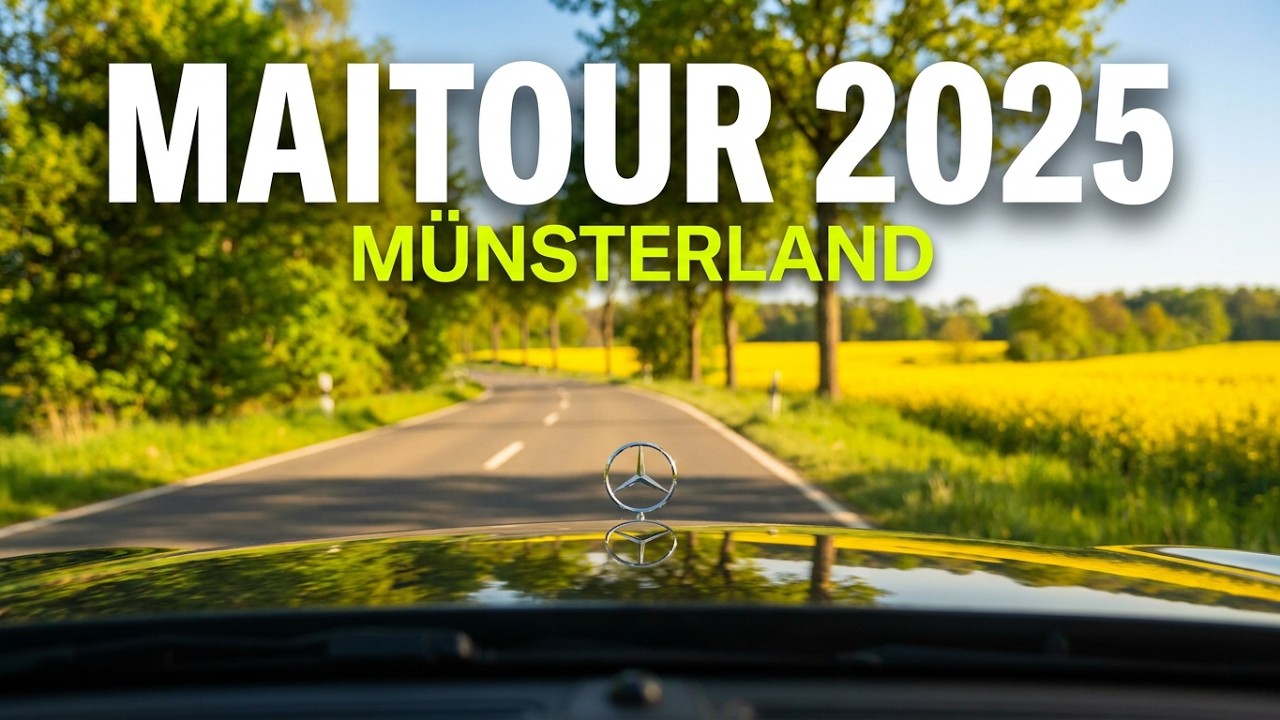 Maitour 2025 ins Münsterland -  Vollgas mit dem  3L-V6 Benz(iner). Folge 2 (HD) !