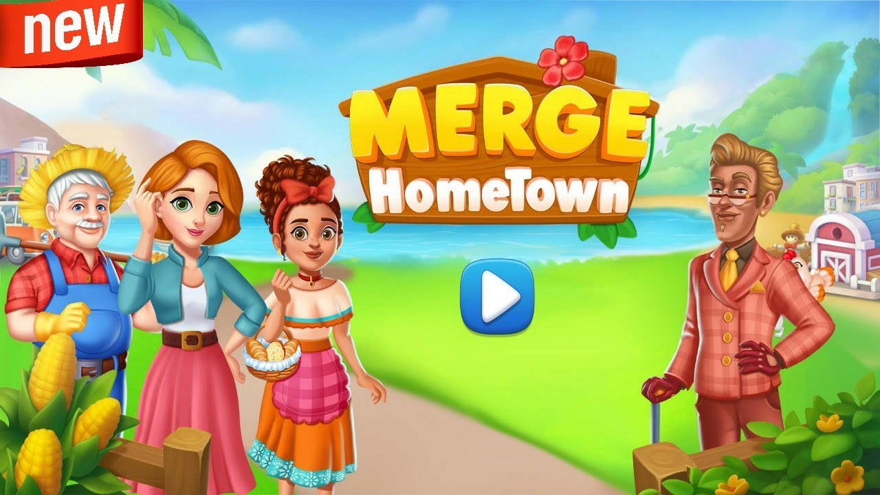 Merge HomeTown : Merge Games by GamesTown Walkthrough Gameplay