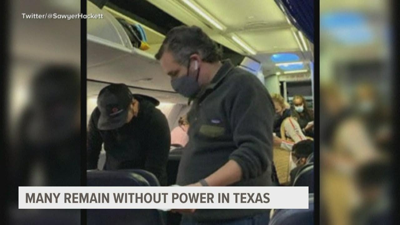 Sen. Ted Cruz returns to Texas from Cancun as residents struggle with power outages