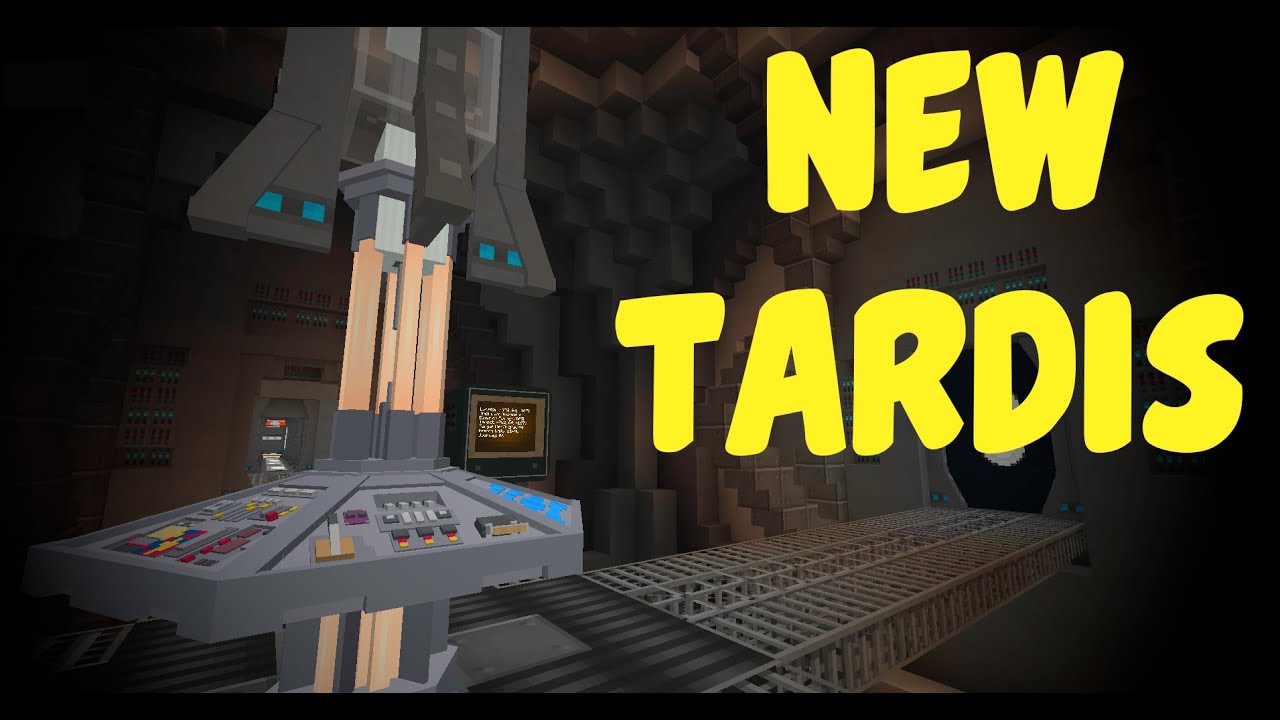 #Обзор модов майнкрафт #1 The new TARDIS mod 1.14.4