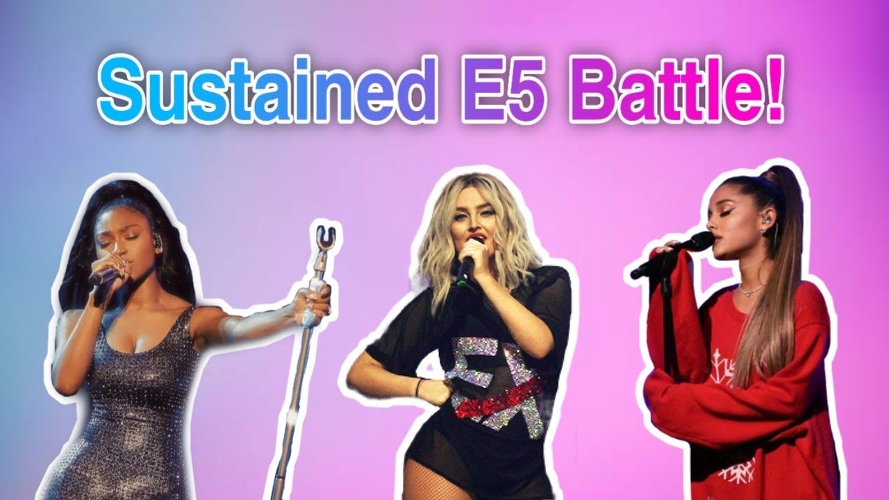 FAMOUS SINGERS | Sustained E5 Battle!!