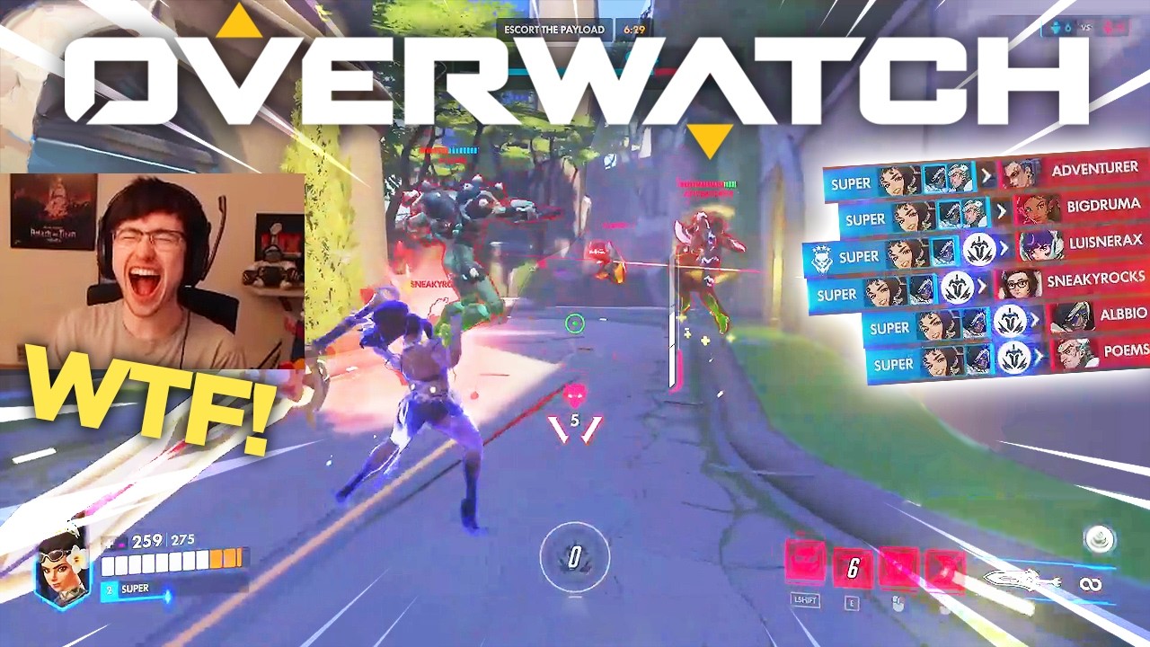 САМЫЕ ПОПУЛЯРНЫЕ клипы Overwatch на Twitch за неделю! №409