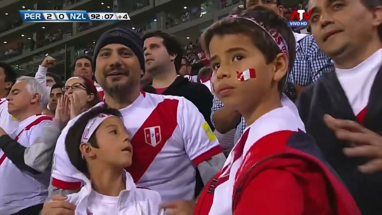 &Uacute;ltimos 2 Minutos Per&uacute; vs Nueva Zelanda 2 0 Repechaje Rusia 2018   Transmisi&oacute;n ATV