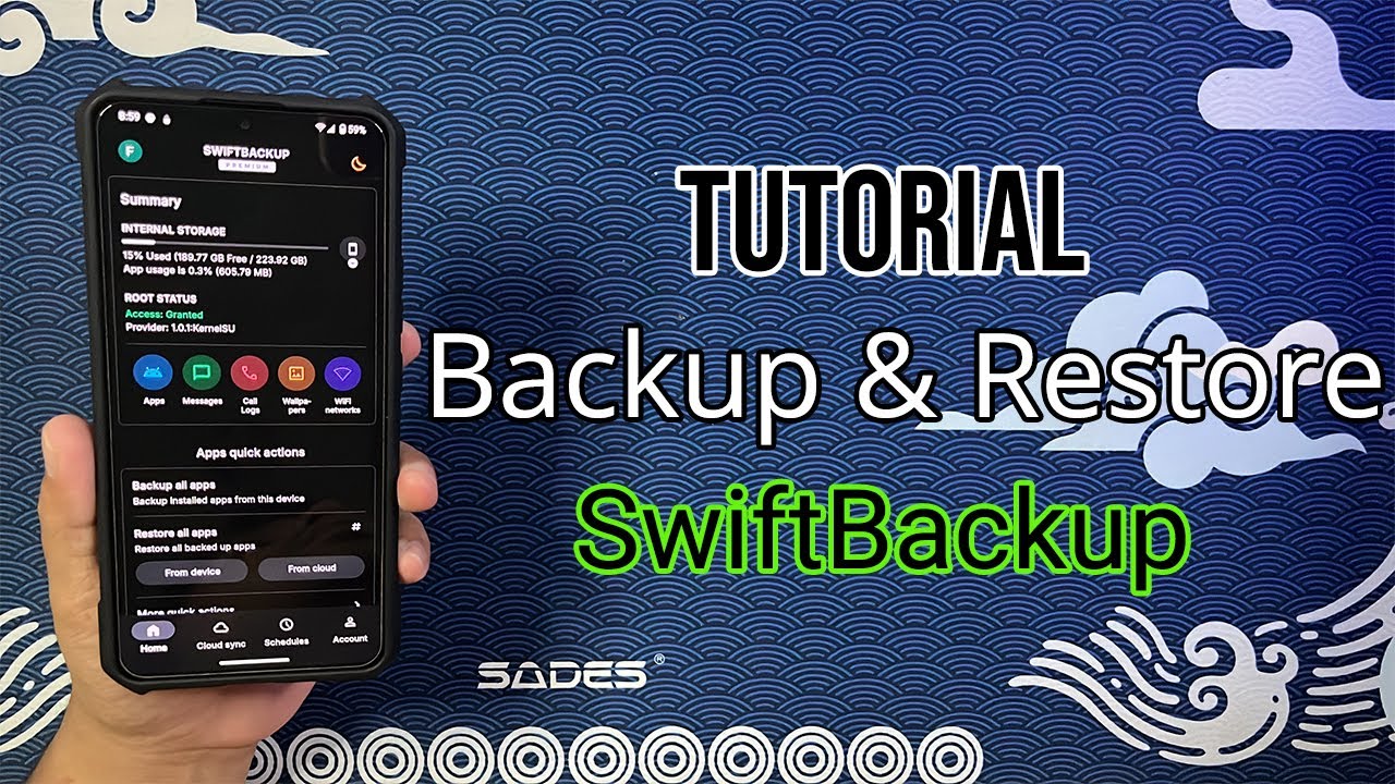 Backup + Restore Aplikasi Sampai Ke Akar - Tutorial Swift Backup - Root & Non Root