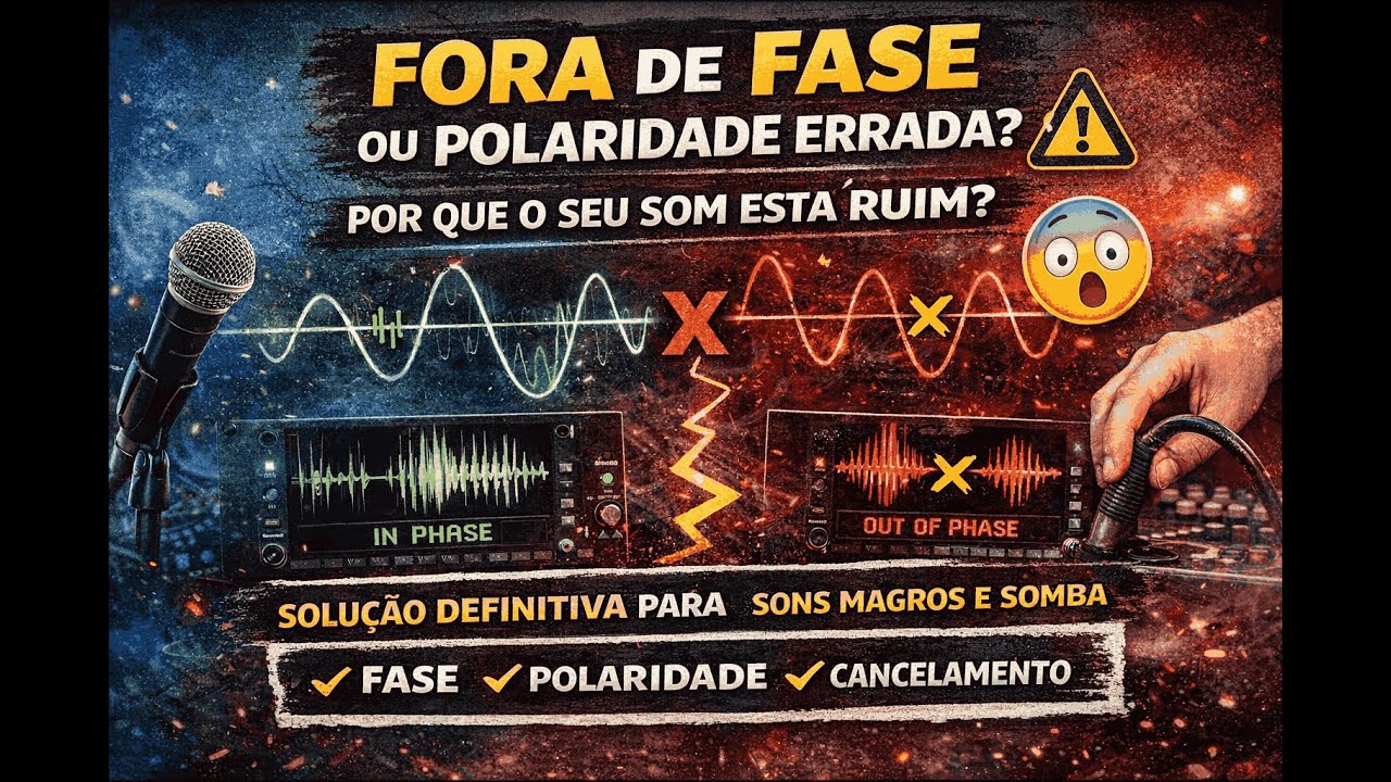 Por que seu som some? O segredo da Fase e Polaridade!