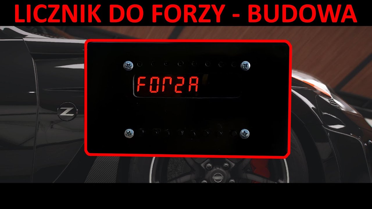 Licznik do Forzy Horizon 5 DIY - budowa, programowanie