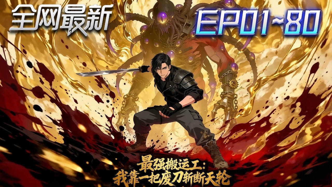 ⚡【首播漫剧】《最强搬运工我靠一把废刀斩断天轮》💥第1~80集：紅光滅世，人類淪為資源包。他用“橫刀”進化成紫金龍魂，拯救愛人！#修仙 #ai漫剧 #動畫 #繫統 #末世 #小欣说文