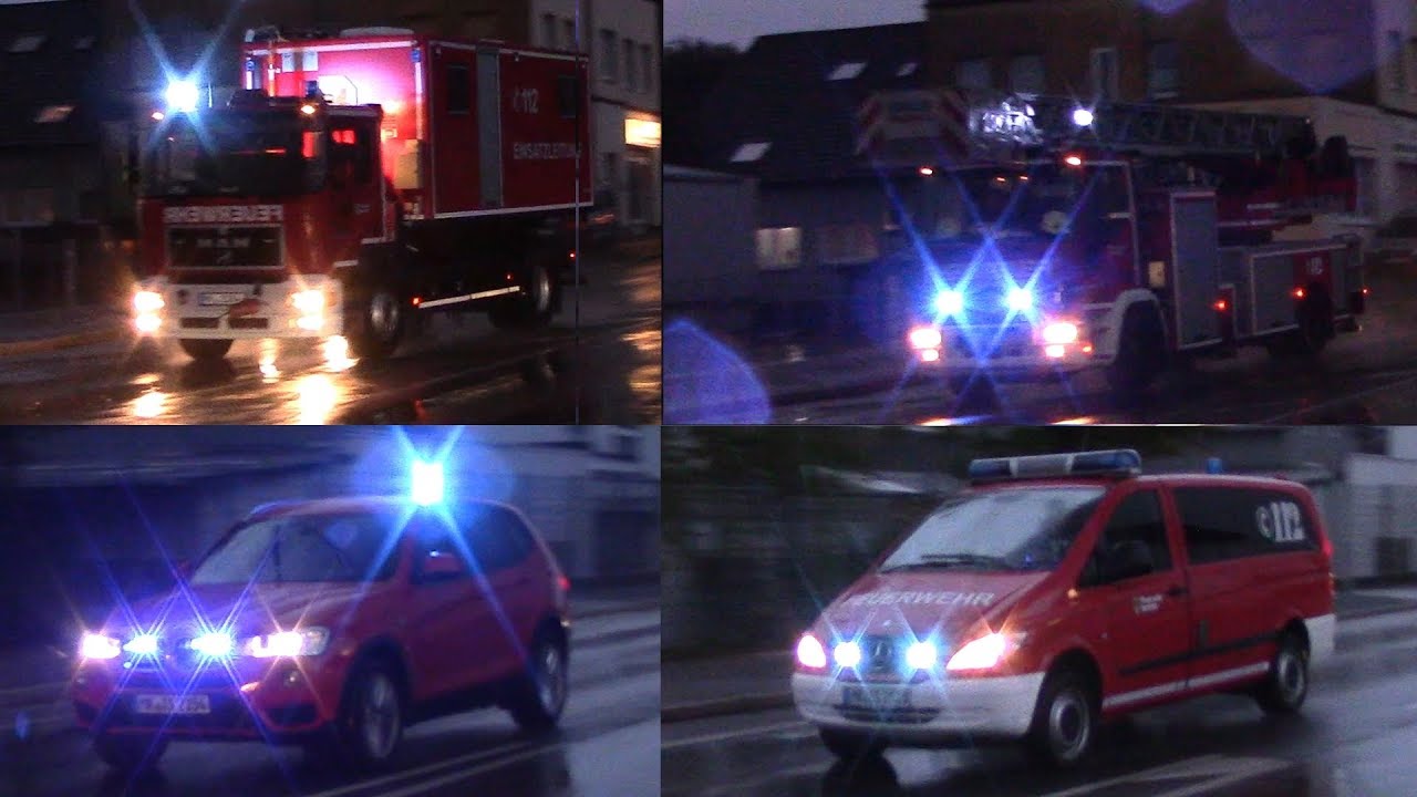 [FEUER 4 - BEVÖLKERUNGSWARNUNG | VOLLALARM] Einsatzfahrten zu Großbrand in Iserlohn am 23.09.2018