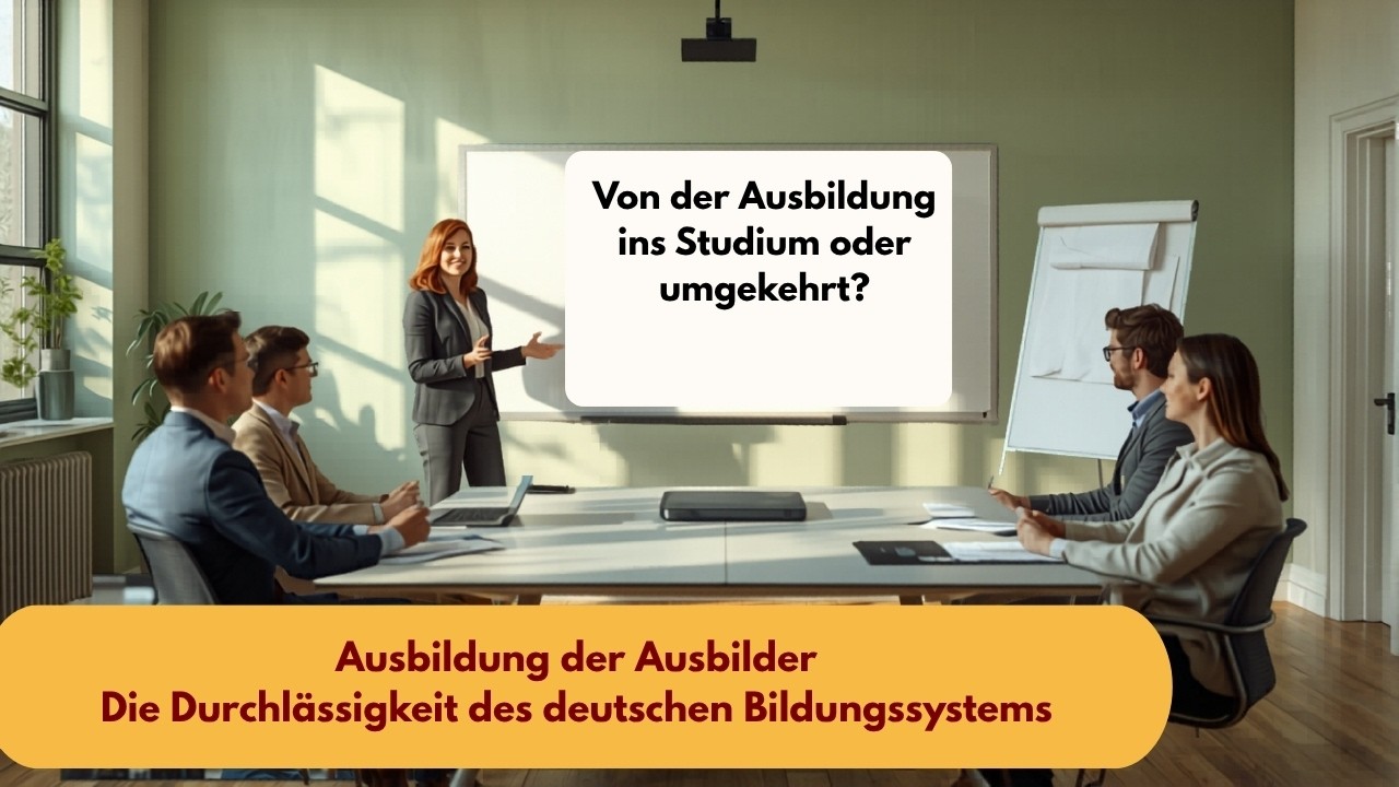 Ausbildung der Ausbilder - Durchl&auml;ssigkeit unseres Bildungssystem