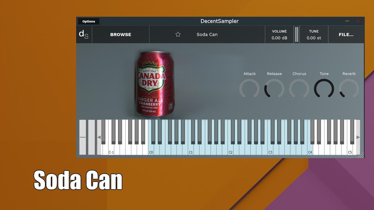 Soda Can (Plus a Free Decent Sampler VST)