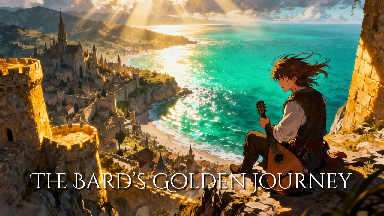 The Golden Journey | Fantasy Medieval Music for Focus & Calm