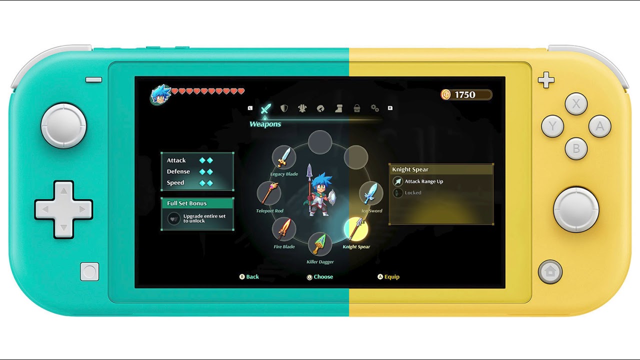 Monster Boy and the Cursed Kingdom - Switch Lite Color Scheme Trailer