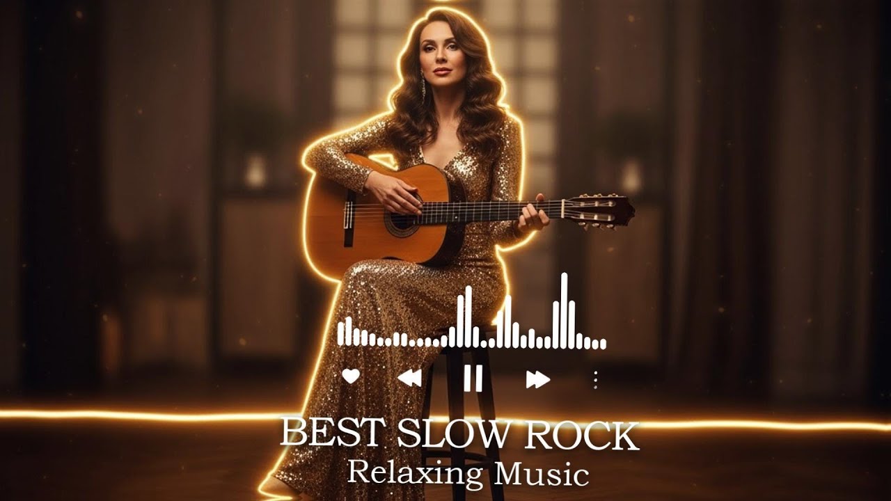 Golden Hour Slow Rock Love Songs | Heartfelt Melodies for Peaceful Nights
