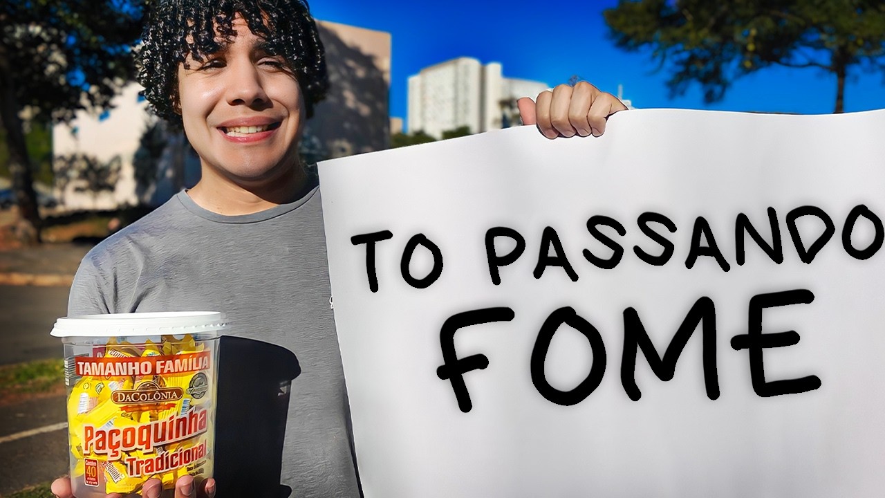 VENDI PAÇOCA NO SEMÁFORO POR 1 DIA