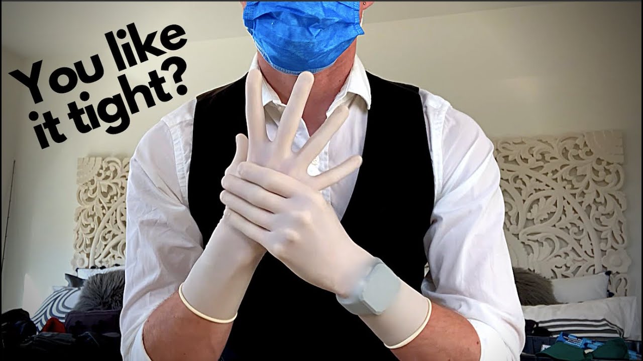 Tight White Surgical Gloves