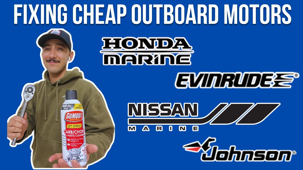 Ремонт дешёвых подвесных моторов — Honda, Evinrude, Johnson, Nissan