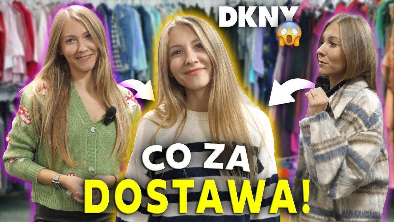 KUPIŁAM ORYGINALNĄ KURTKĘ DKNY W LUMPEKSIE NA WAGĘ! 😱 *odkrywam sieć KiS second hand 🤯*