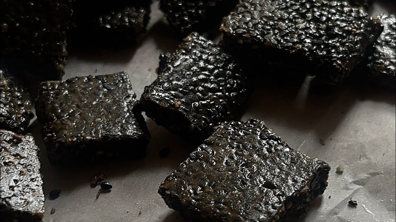 #Thoiding #Kangsubi | Black sesame seeds candy 