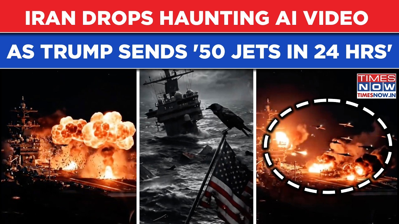 Iran Drops Haunting AI Video Amid Tension As Trump Sends Out Strong Message With '50 Jets In 24 Hrs'