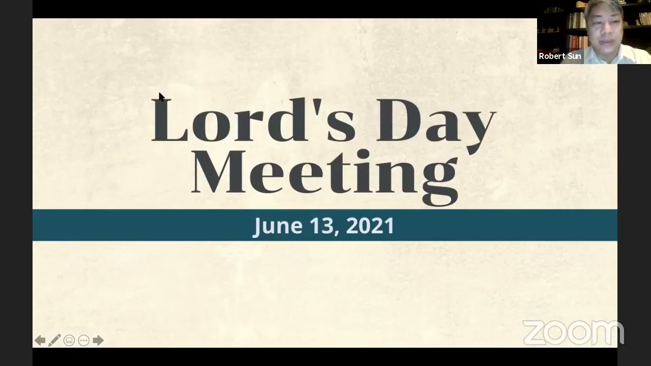 Online Lord's Table Meeting (June 13, 2021)
