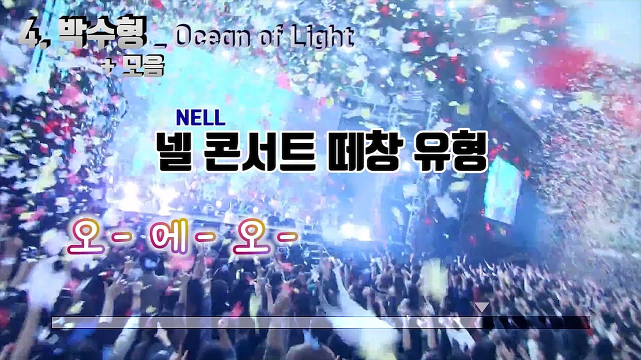 [NELL] 넬 콘서트 떼창 유형 (2) 뚜형 돌림노래형 박수형