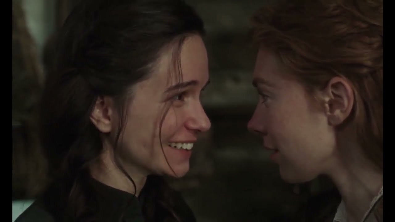 The World to Come Kissing Scene Abigail and Tallie Katherine Waterston and Vanessa Kirby