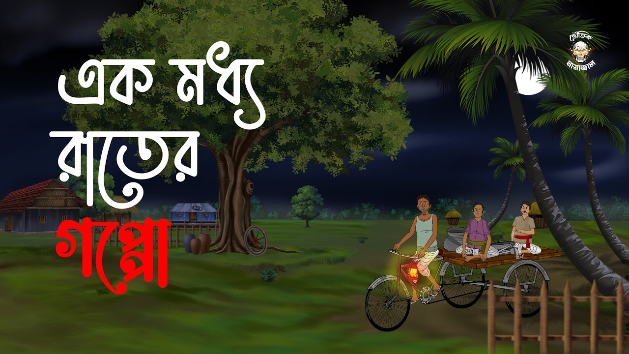 Ak Modho Rater Goppo - Bhuter Golpo | Gram Banglar Bhuter Golpo | Bhoutik Mayajal