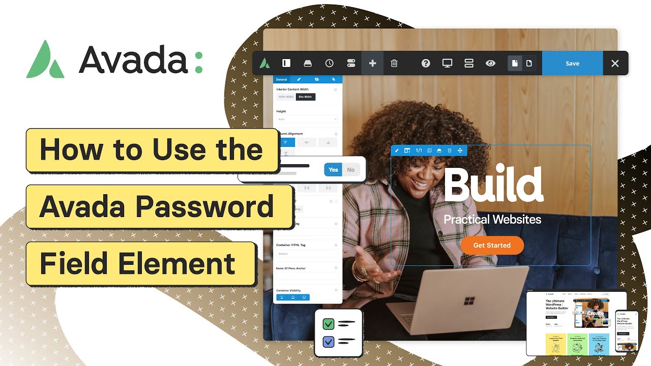 How to Use the Avada Password Field Element