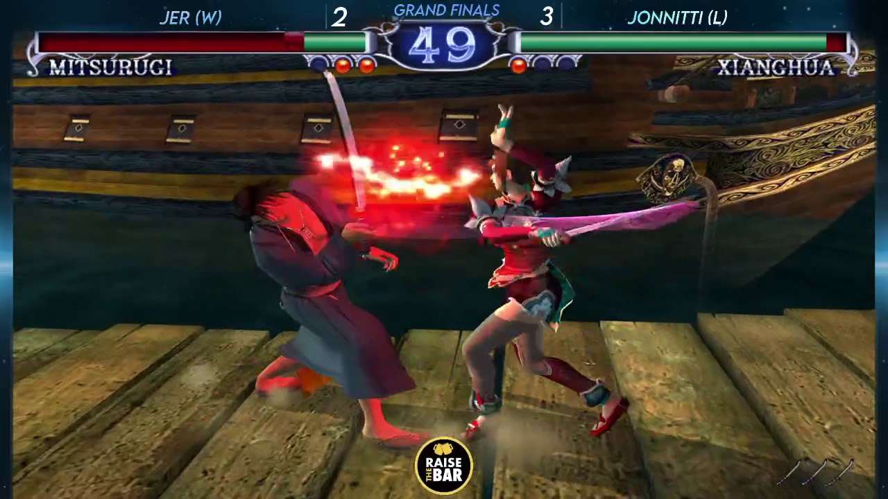 [Soul Calibur 2] Jer (Mitsurugi) vs Jonnitti (Xianghua) Grandfinals
