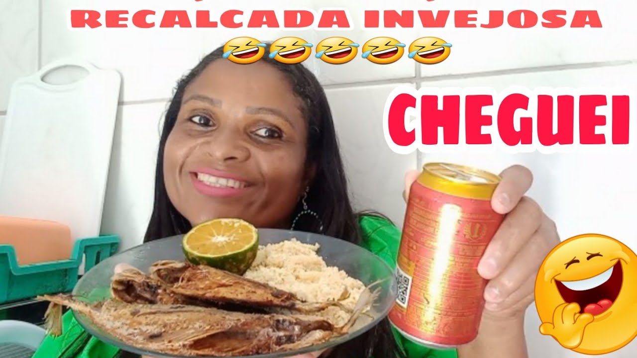 CHEGUEI🤣🤣🤣/ COMENDO PEIXE FRITO COM FAROFA/CERVEJA E PIMENTA/NÃO GOSTA DE MIM? TU QUE LUTE INVEJOS
