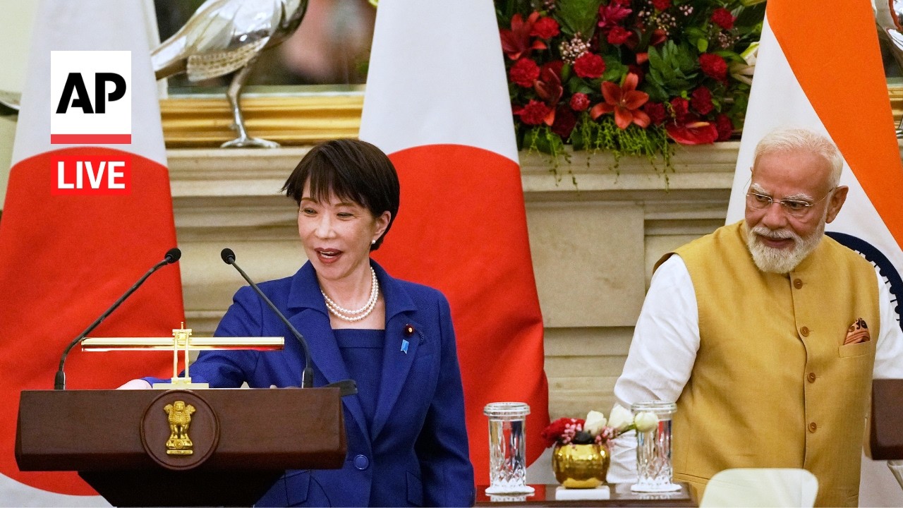 LIVE: Modi and Japan's Sanae Takaichi deliver joint remarks in India