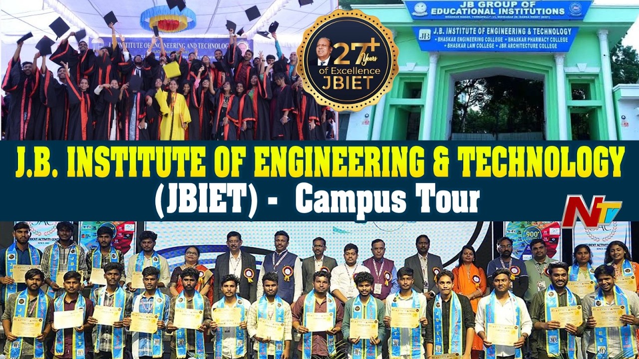 J.B. Institute of Engineering & Technology (JBIET) - Campus Tour | NTV Telugu