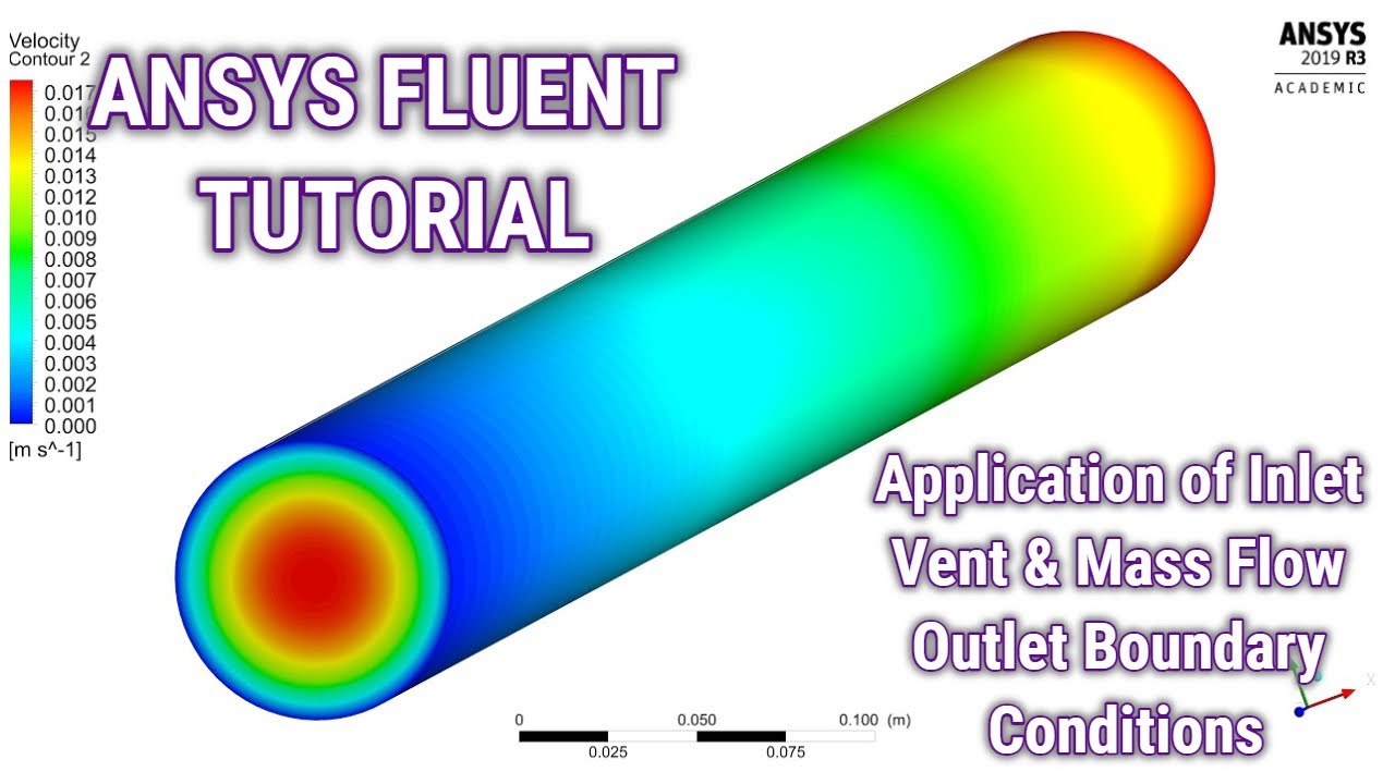 ANSYS Fluent Tutorial | Application of Inlet Vent & Mass Flow Outlet Boundary Conditions | ANSYS CFD