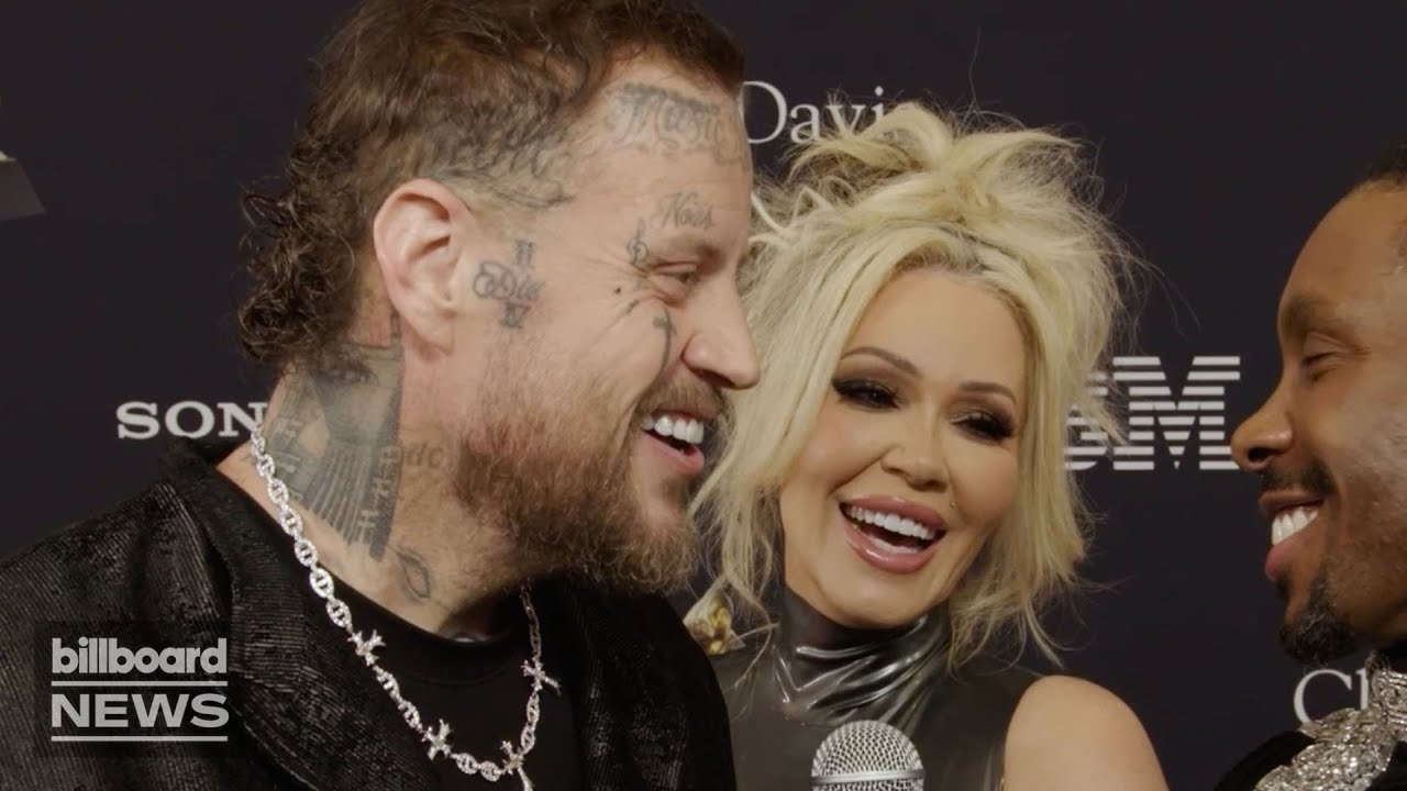 Jelly Roll & Bunnie Xo Want to Meet Miley Cyrus at the GRAMMYs | Clive Davis Pre-Grammy Gala 2026