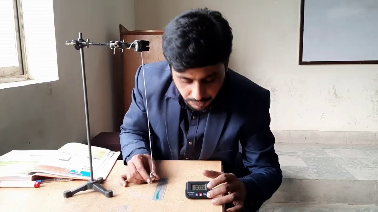 Experiment Time period is independent of Amplitude