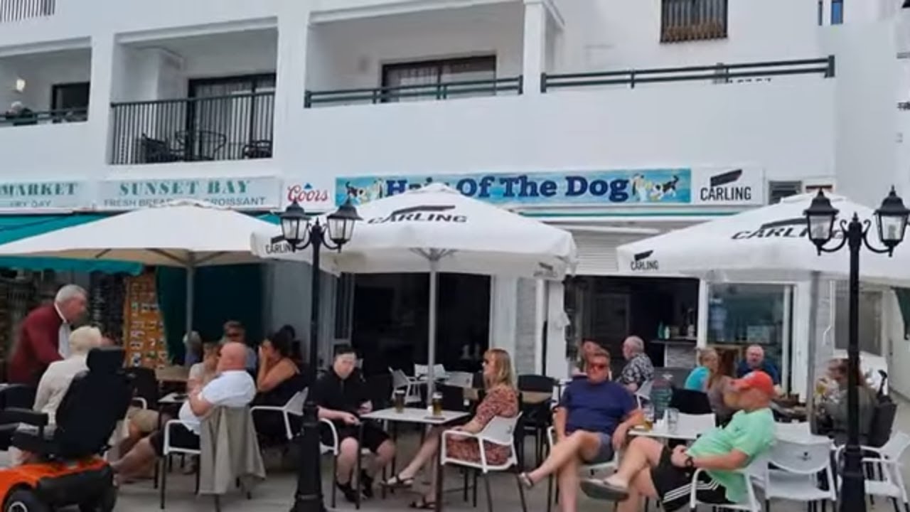 TENERIFE Costa Adeje - Flamingo Suites to Sunset Bay Hair Of The Dog....