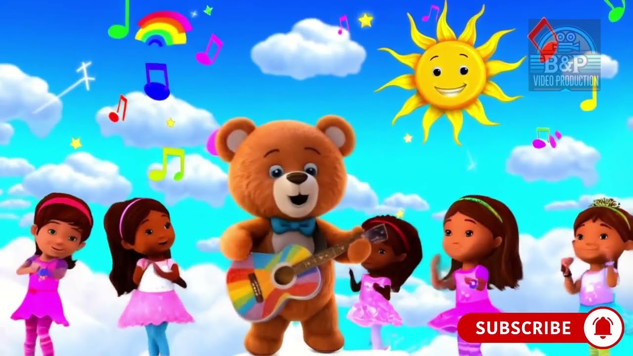 Canta Con Teddy -  Arcoiris de Colores  - ♫ Canciones Infantiles 3D ♫