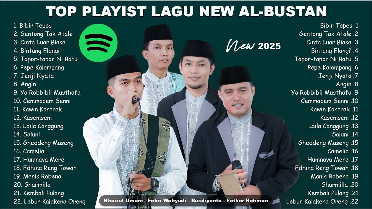 Top Playlist Lagu New al-Bustan Terbaik 2025 || khairul Umam-Febri Wahyudi-Rusdiyanto-Fathor Rahman