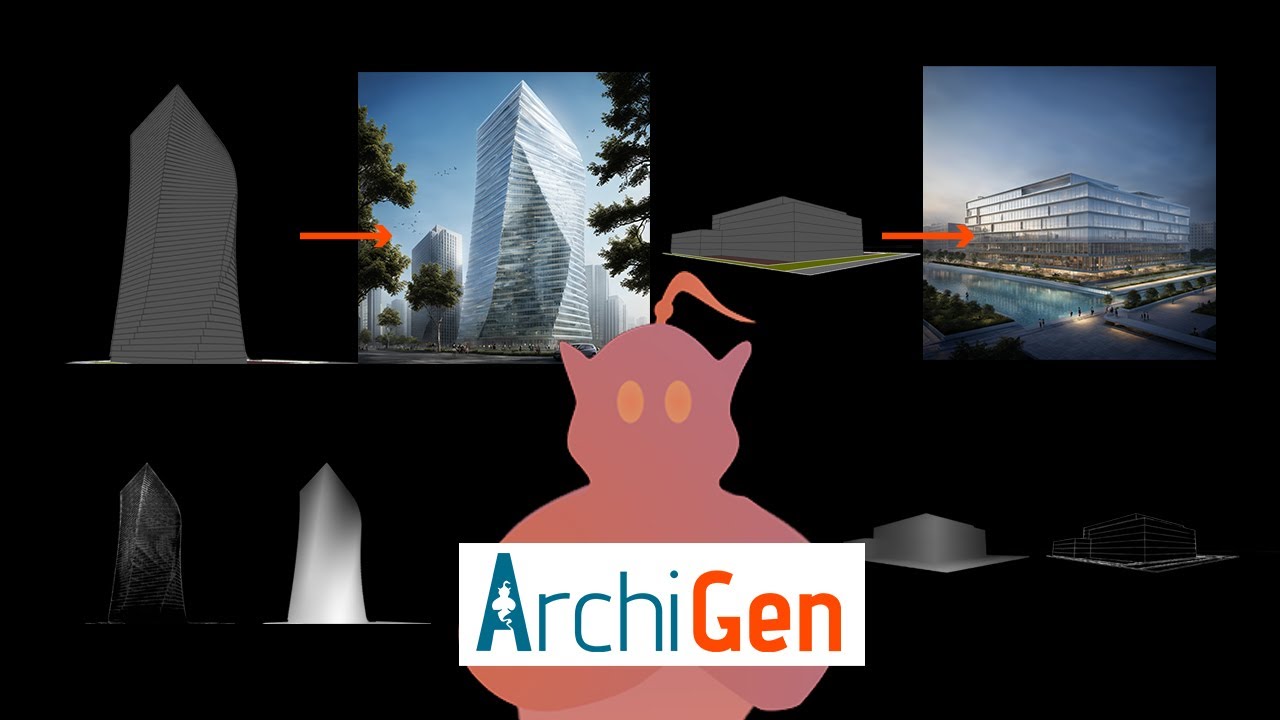 How to ArchiGen Exterior Workflow - AI-Powered Design and Visualization Tool for Architects