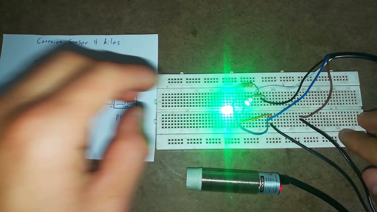 conexión de un sensor de 4 cables