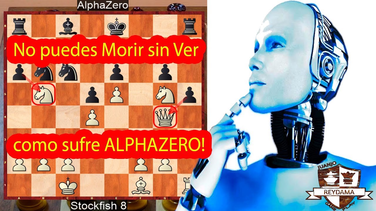 ALPHAZERO PIERDE en 26 jugadas Se lo SACRIFICAN TODO!