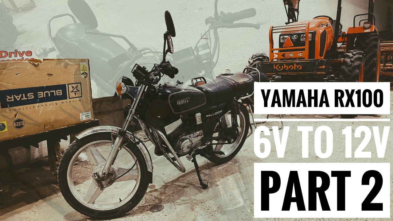 Yamaha RX100 Converting 6V to 12V with 12V Lighting Coil | Part 2