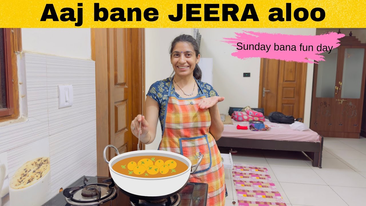 Aaj bane Jeera aloo || Sunday bana fun day || Ekta Grover
