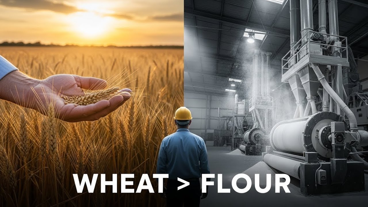 How Wheat Becomes Flour &ndash; Farm to Mega Flour Factory