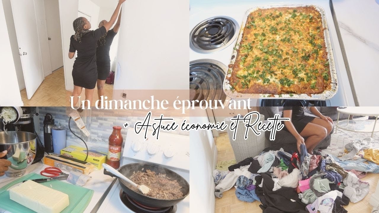 ✨UN DIMANCHE EPROUVANT😱/ASTUCE ECONOMIE💸/RECETTE INRATABLE🍜/MOTIVATION DU DIMANCHE/HOMEMAKING